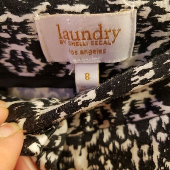 Laundry by Shelli Segal black and white pants - Picture 3 of 3